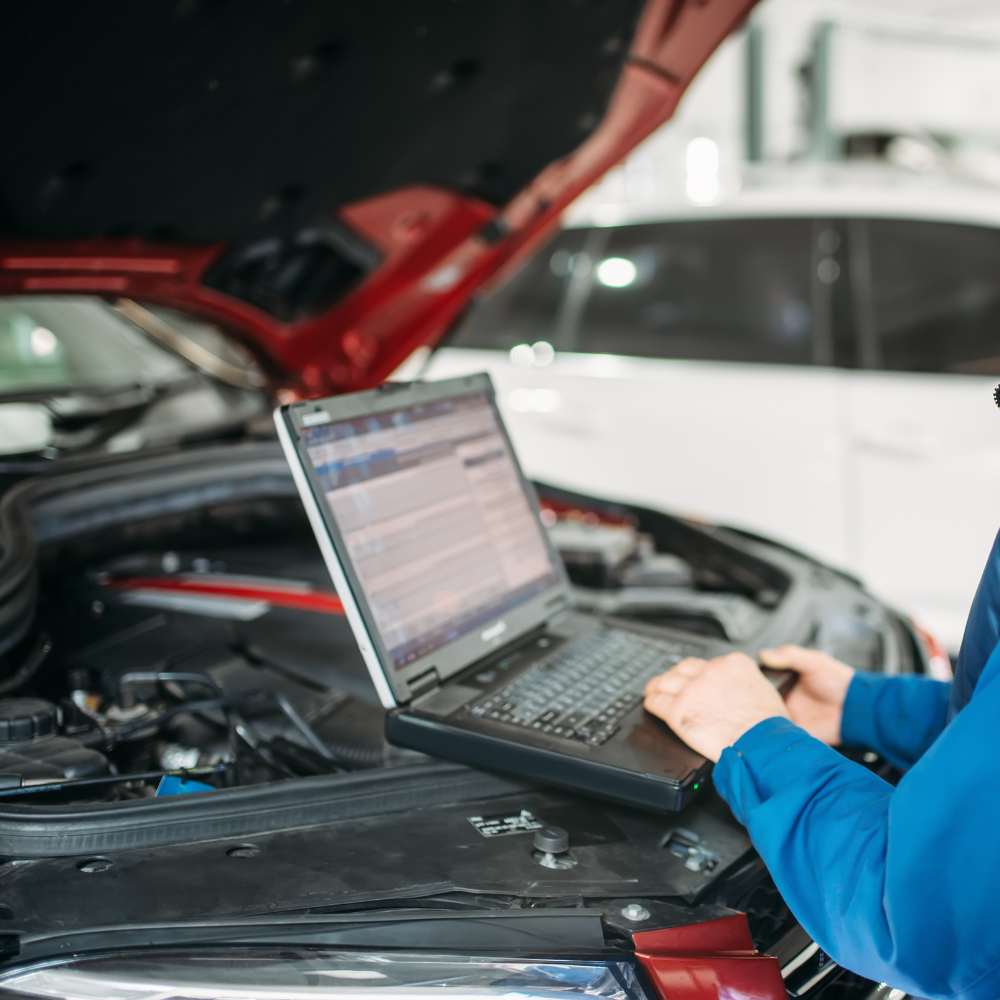 auto onderzoek computer